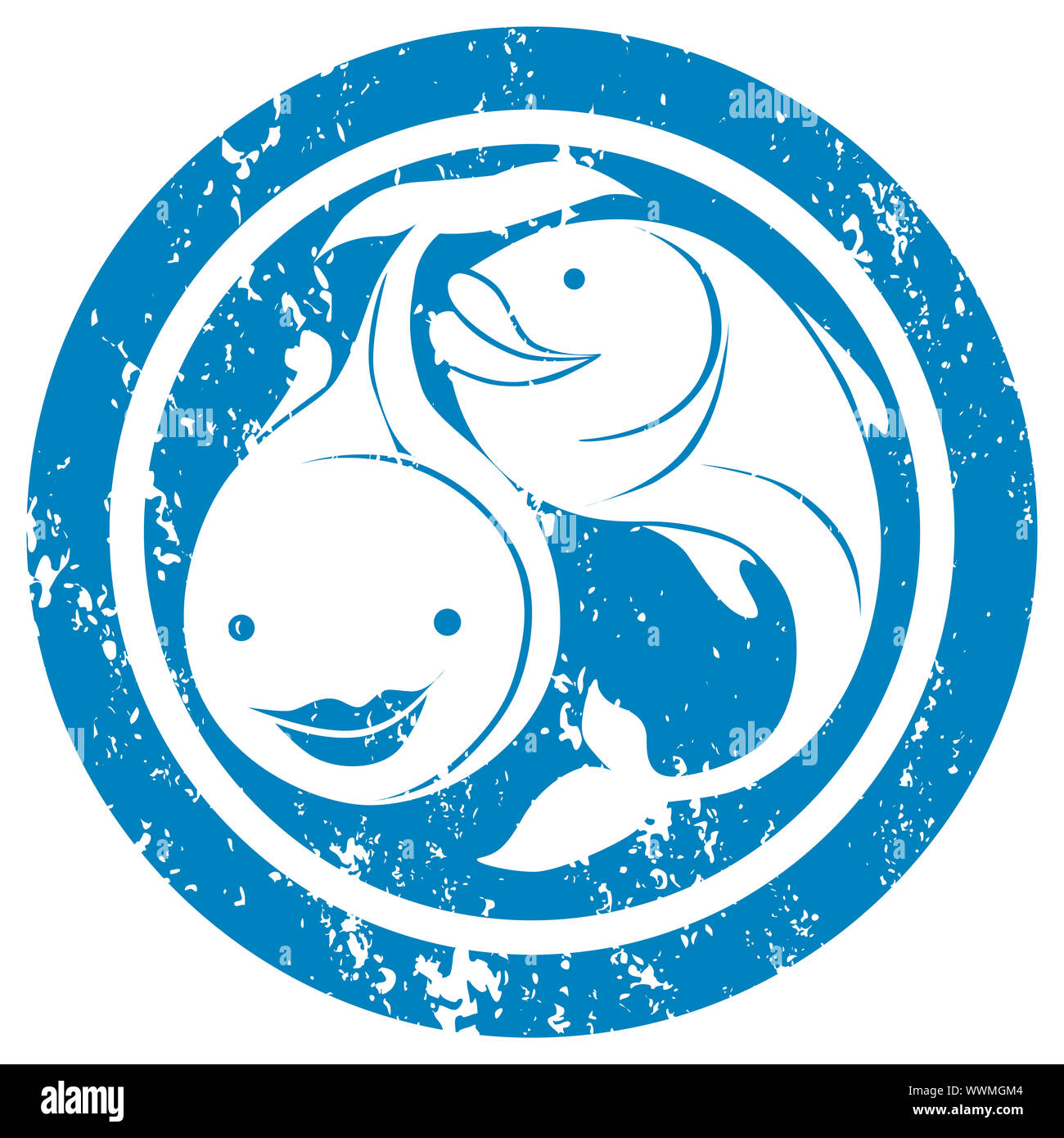 Pisces Fish Zodiac Horoscope Banque D Image Et Photos Alamy