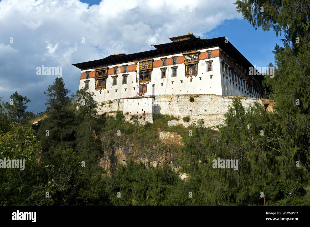 Rinpung Dzong, monastère bouddhiste, Paro, Bhoutan Banque D'Images
