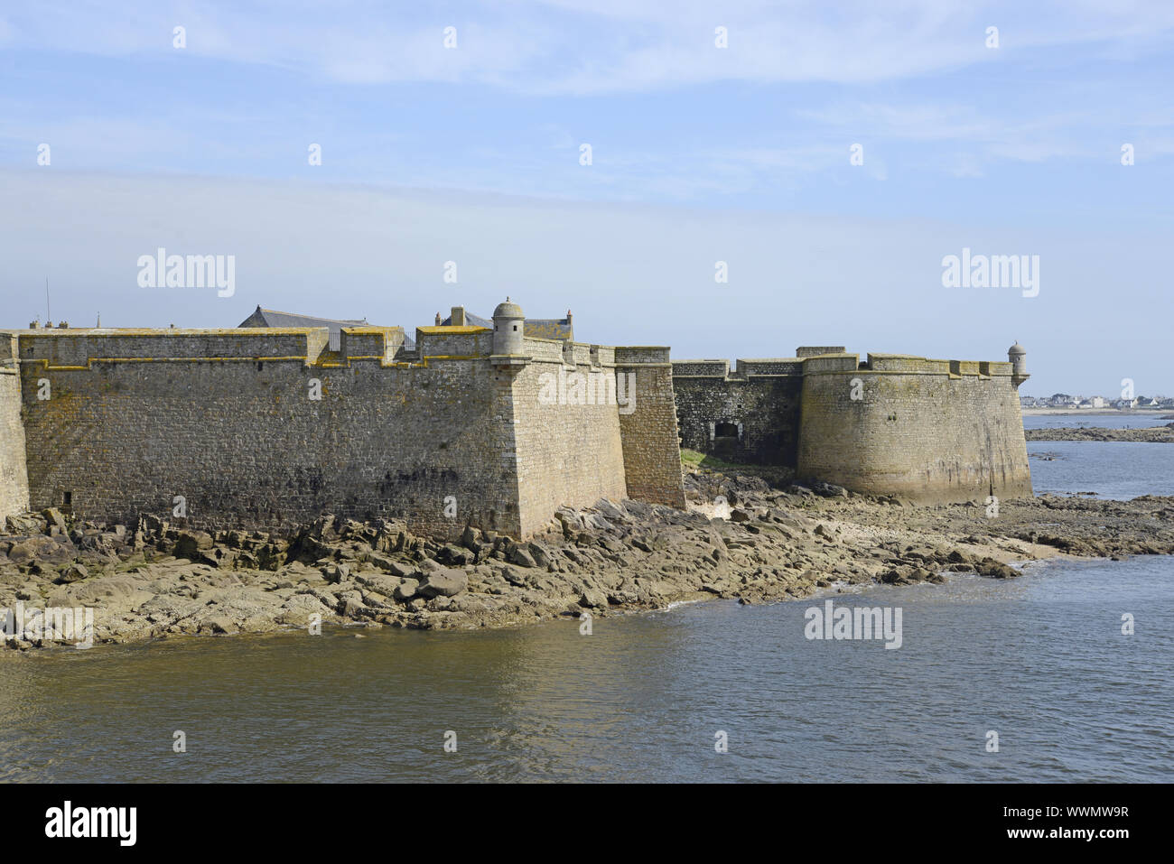 Citadelle de Port-Louis près de Lorient, Bretagne Banque D'Images
