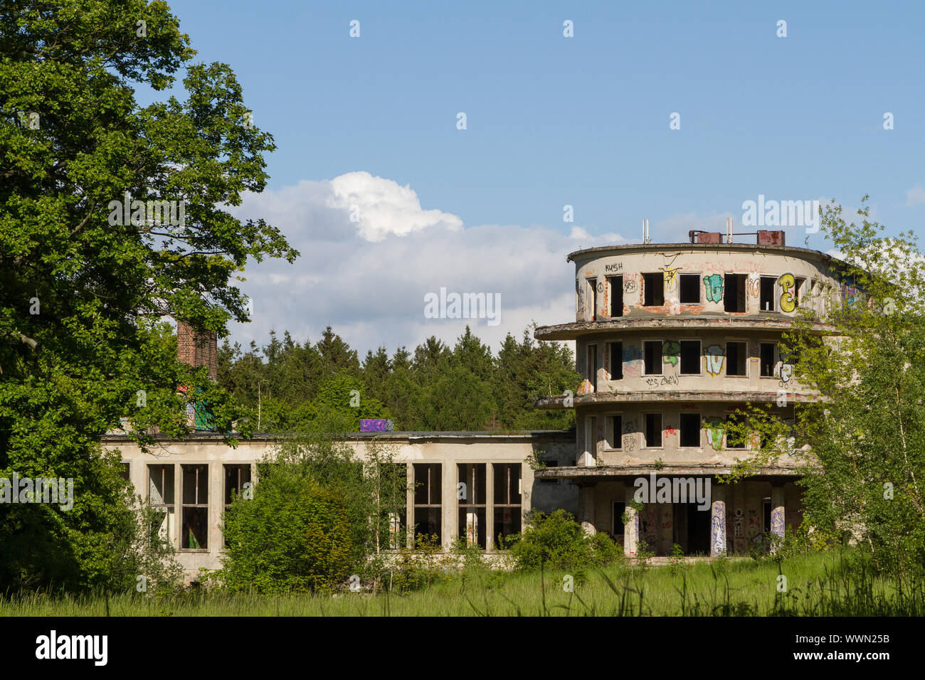 Ruine Fritz Heckert Accueil Gernrode Banque D'Images