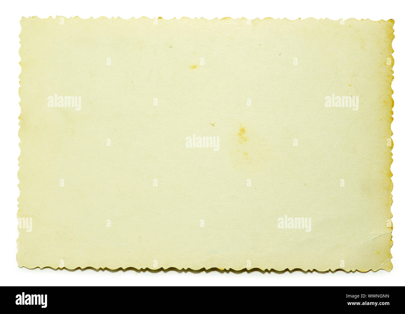 Carte postale vintage blanc prêt pour le texte. Banque D'Images