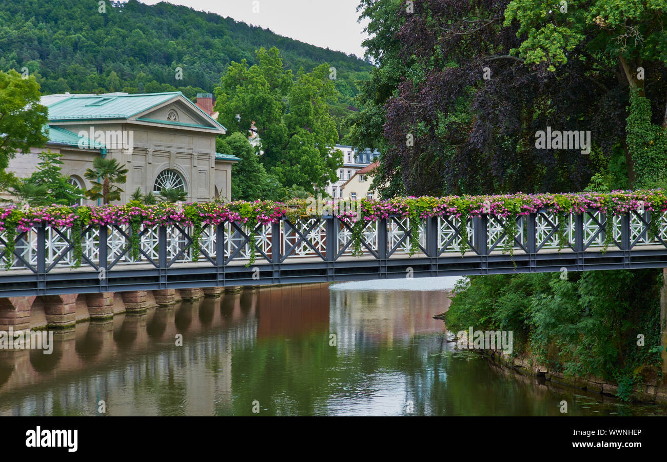 Kurpark Bad Kissingen, en Bavière Banque D'Images