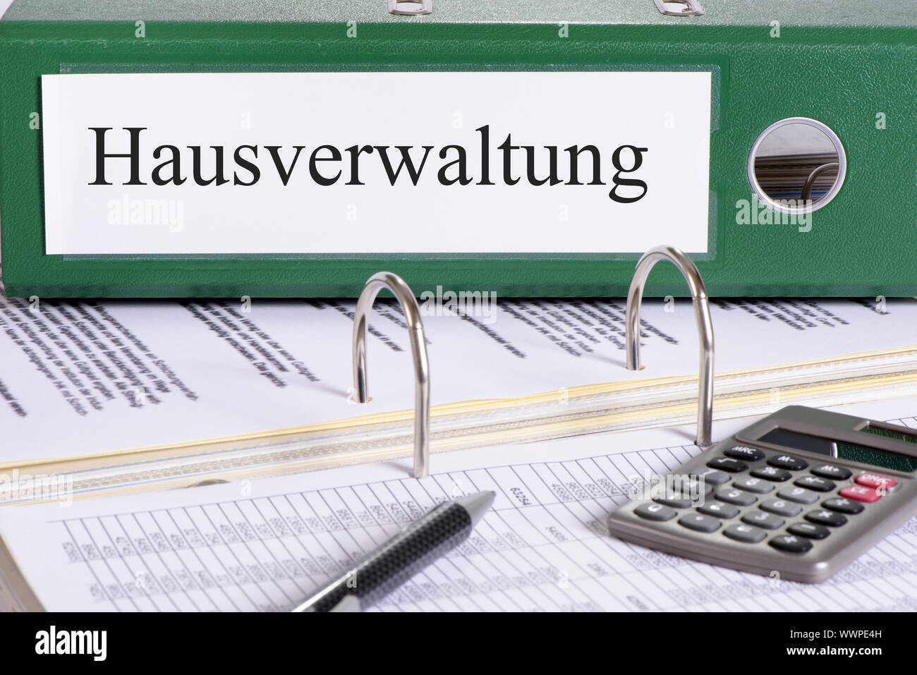 La gestion des biens immobiliers Banque D'Images