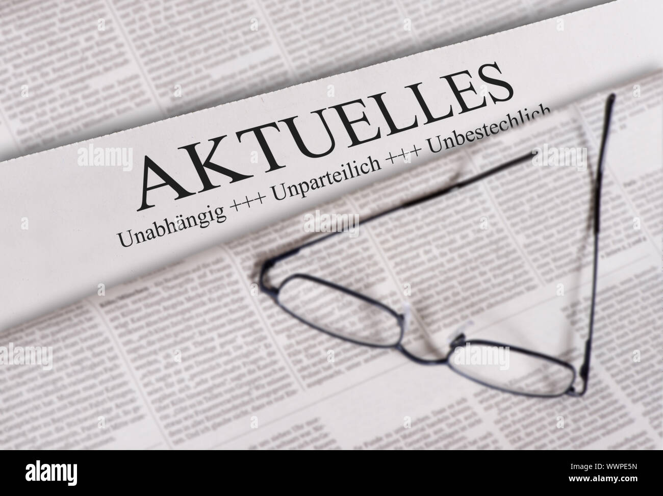 À titre de journal Banque D'Images