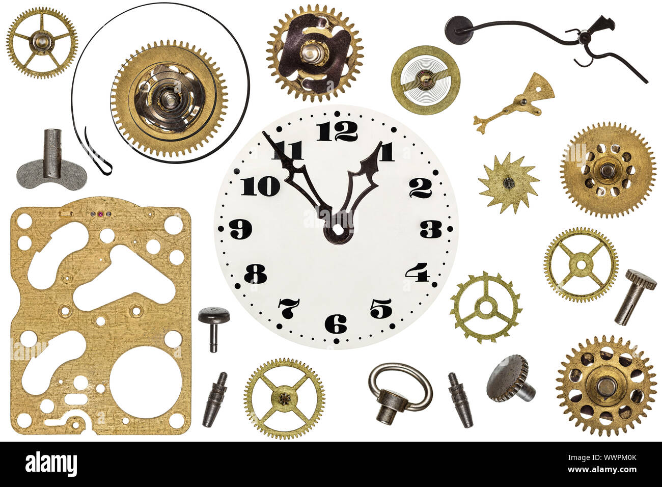 Lot De Pièces D'horlogerie - Rouages, Roues, Cloches Pour Montres/pendules - Occasion, N°47