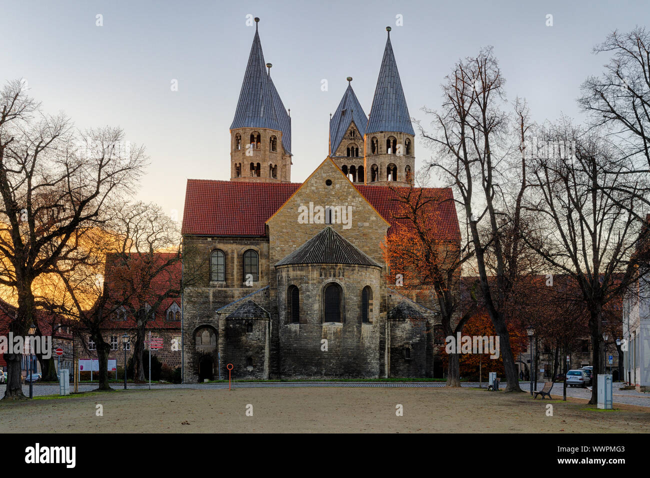 Église Notre Dame Halberstadt Banque D'Images