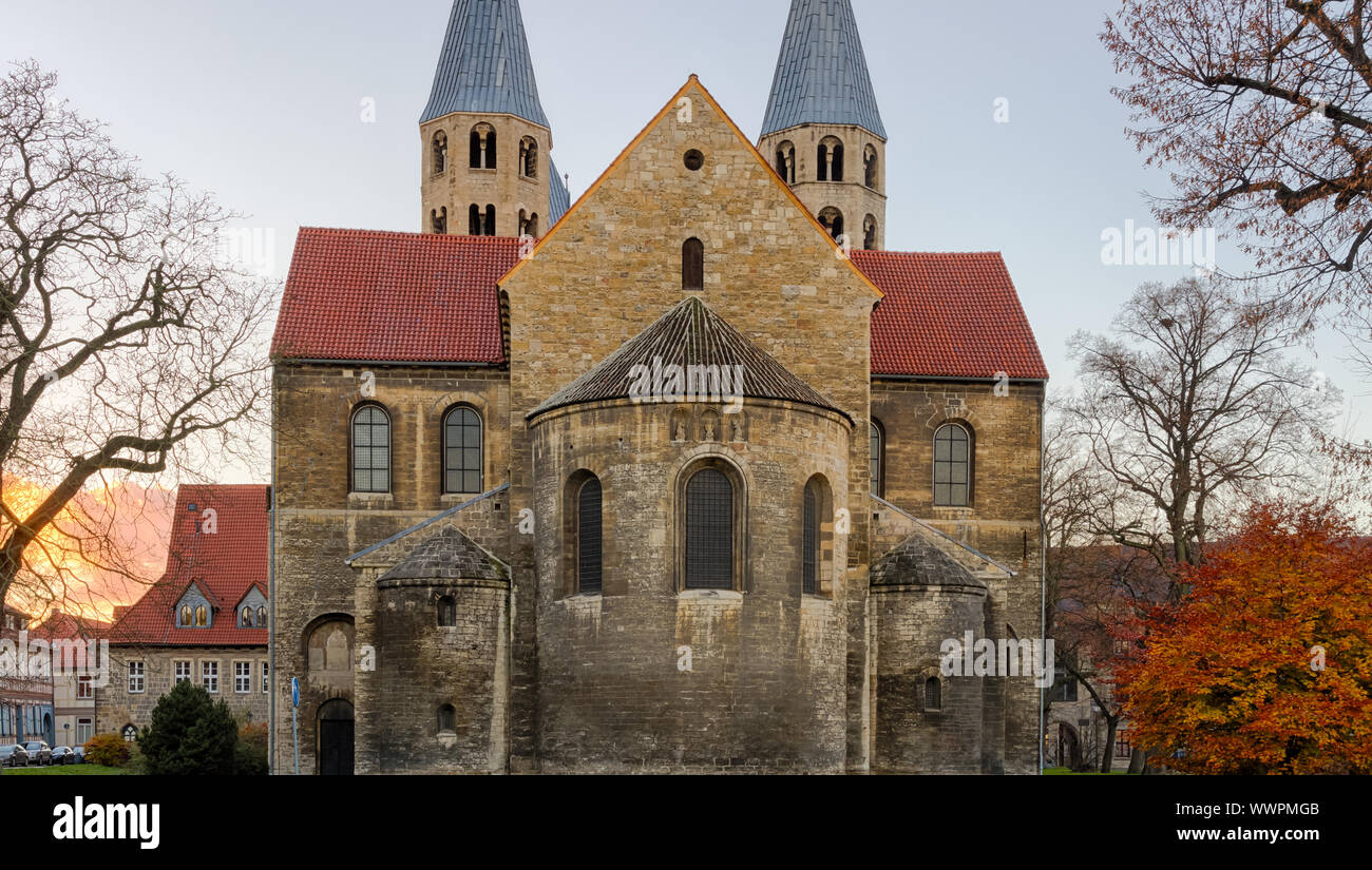 Église Notre Dame Halberstadt Banque D'Images