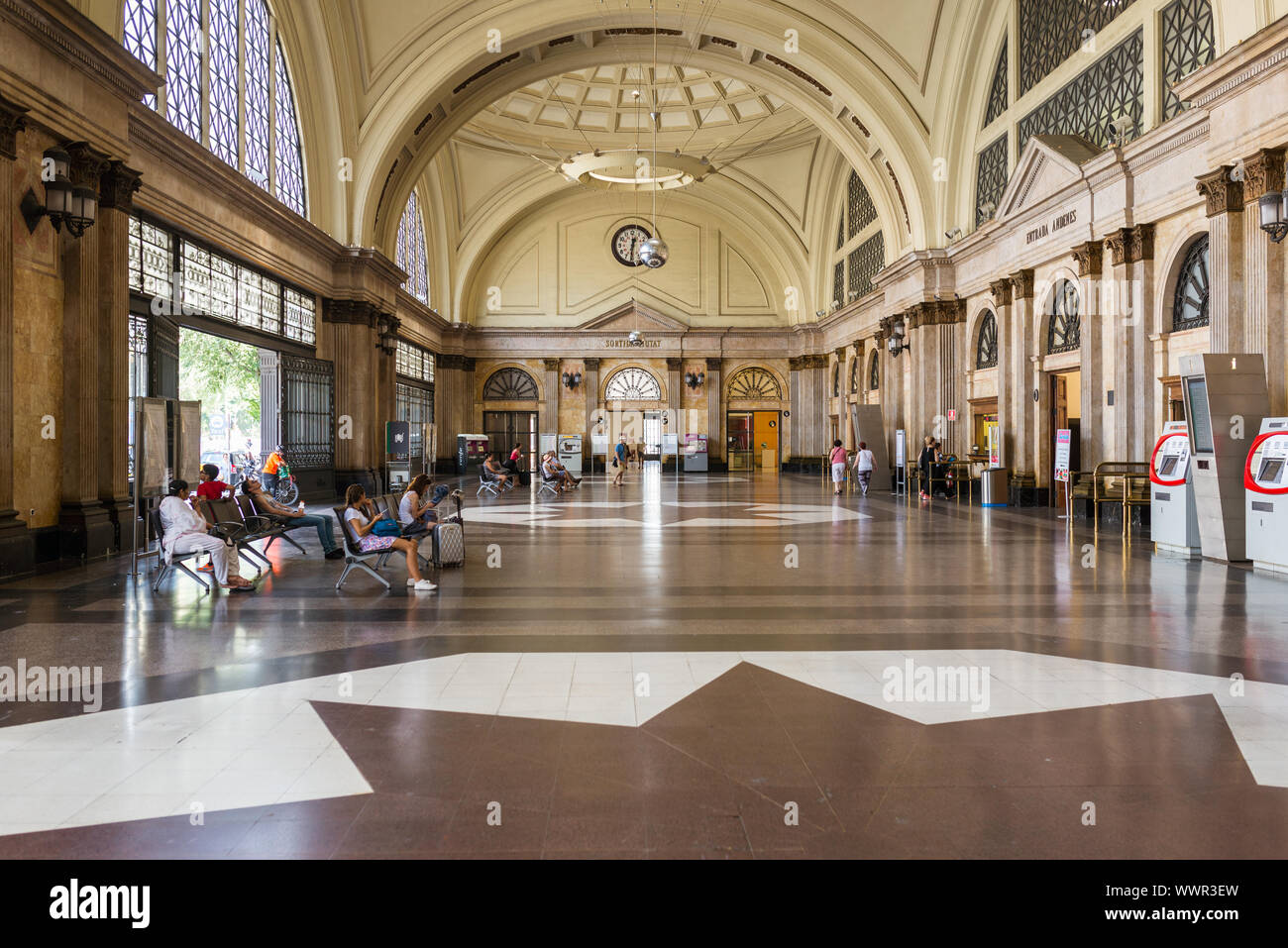 Hall de la gare Estació de França à Barcelone la gare Banque D'Images