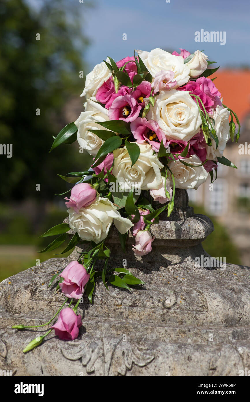 bouquet de mariée Banque D'Images