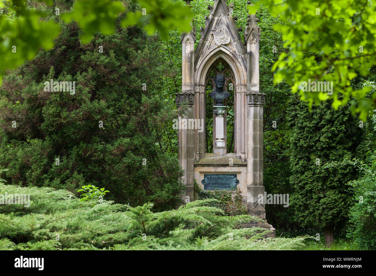 Brühl Quedlinburg City Park Banque D'Images