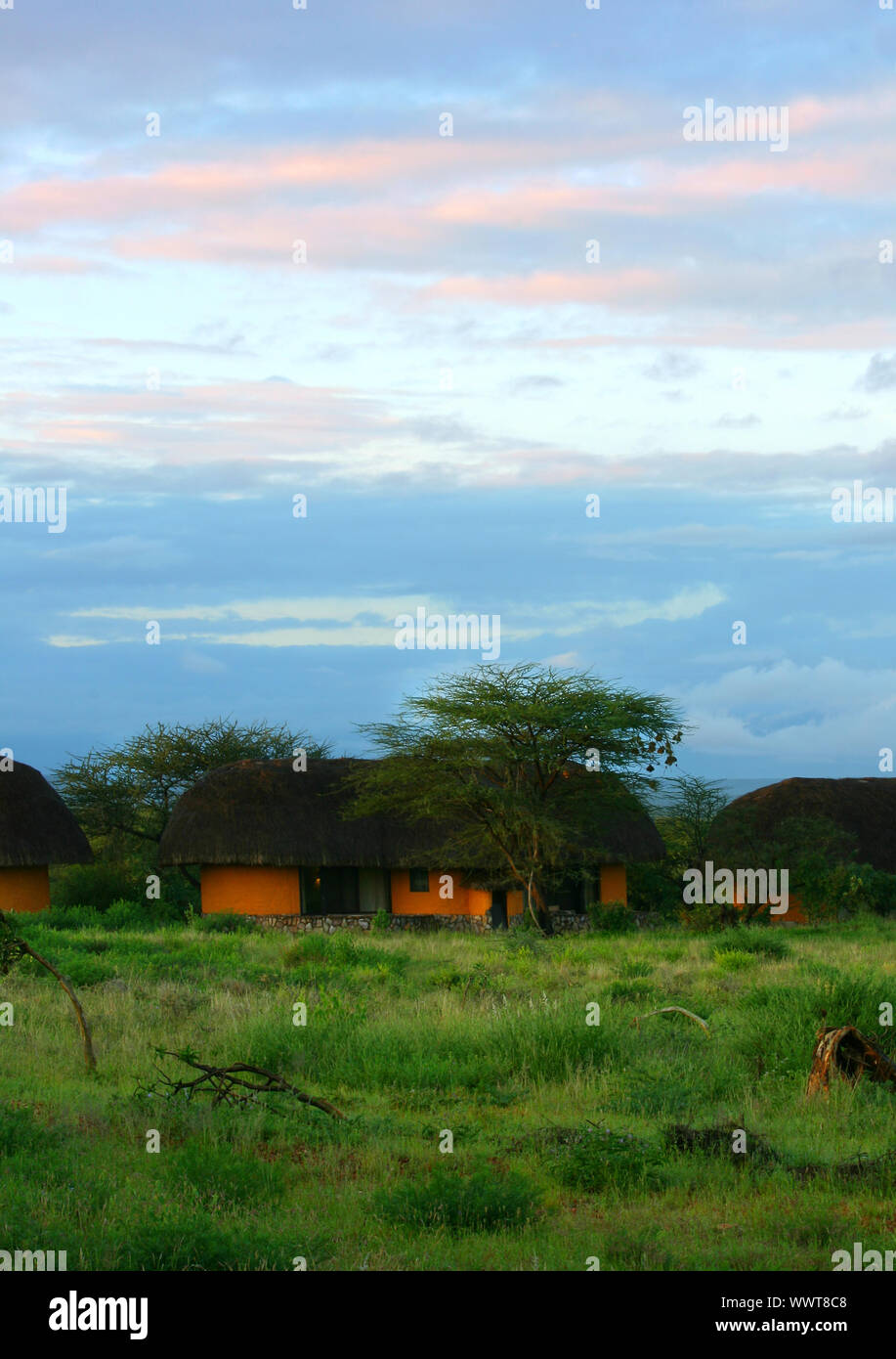 À Samburu Lodge Banque D'Images