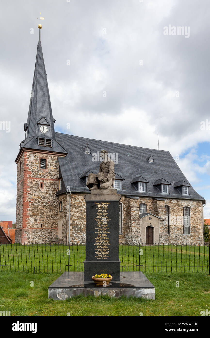 Königerode église Sankt Andreas Banque D'Images