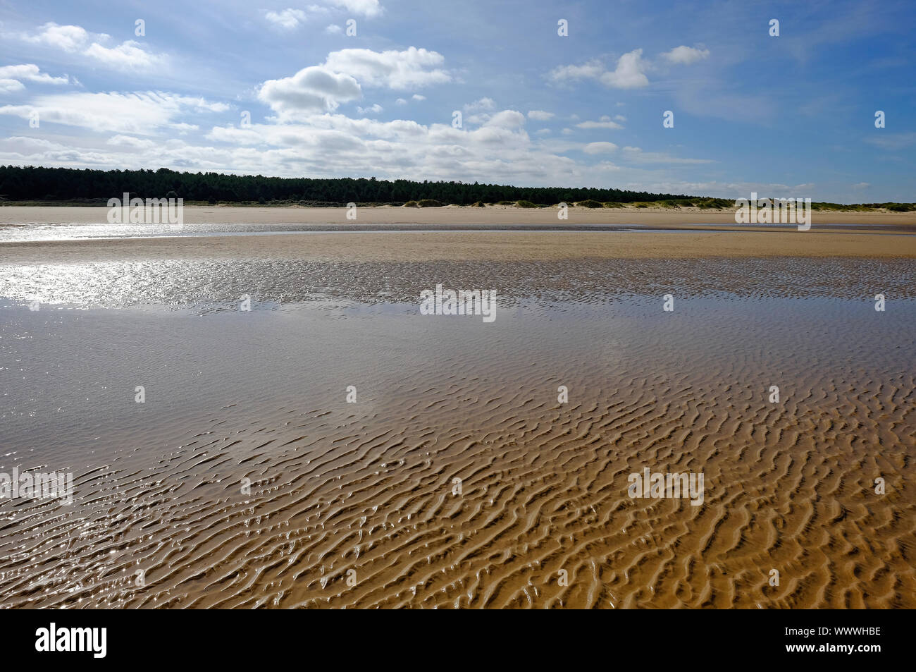 Holkham beach, North Norfolk, Angleterre Banque D'Images