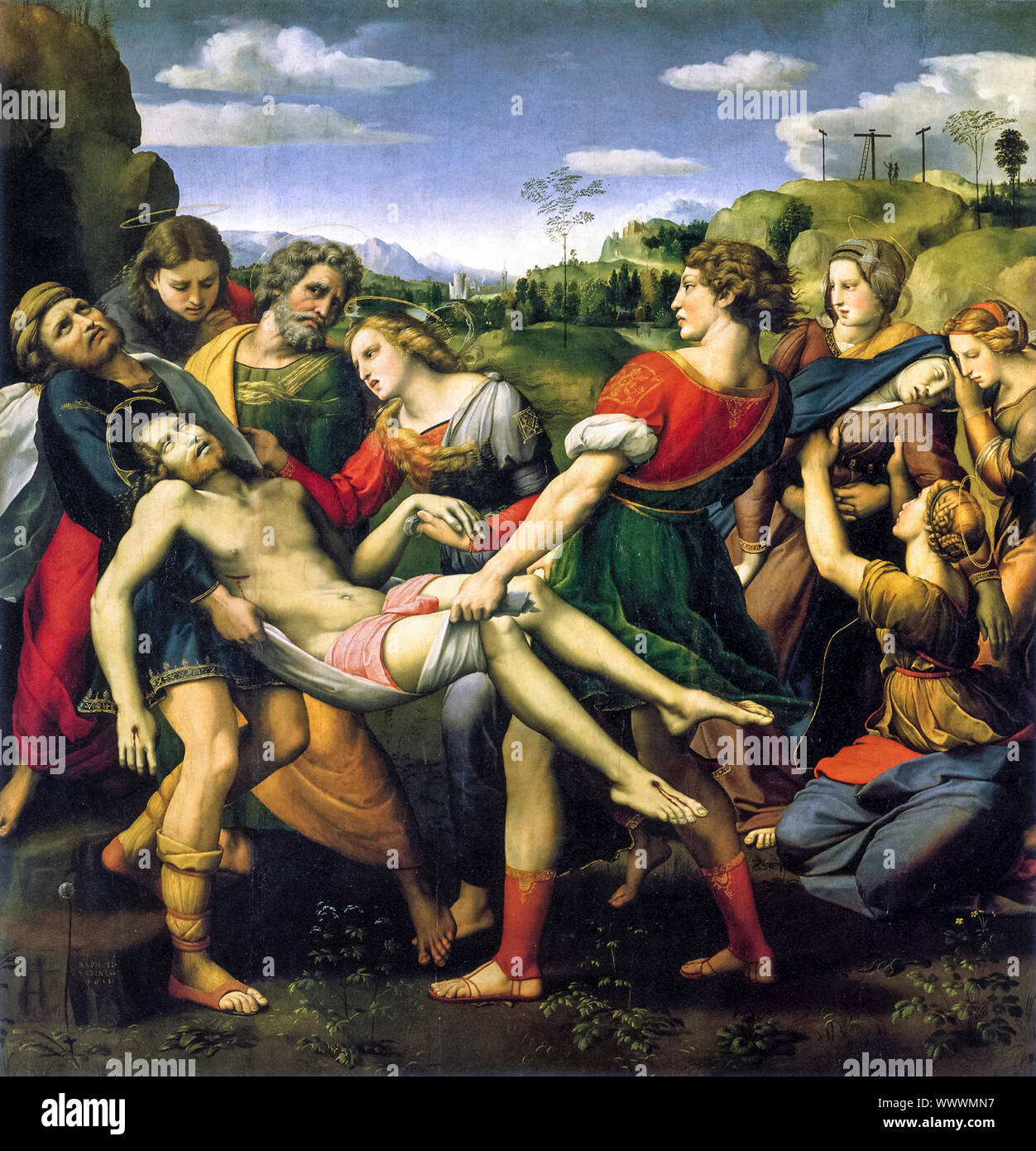 Raphael, la peinture, la déposition, 1507 Banque D'Images