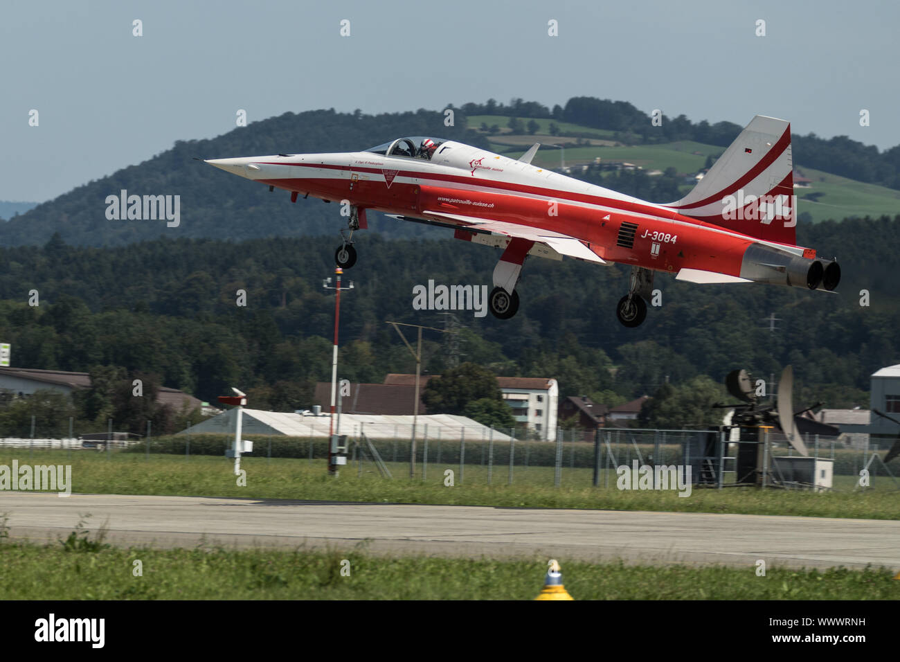 Patrouille Suisse, le vol acrobatique de la Force aérienne suisse Banque D'Images