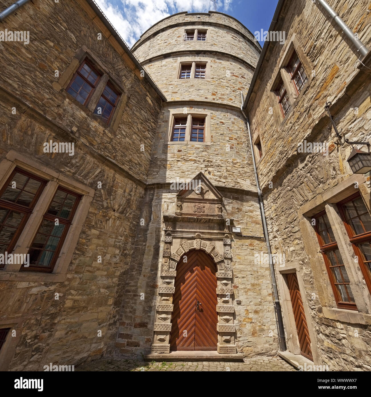 Le château de Wewelsburg, Bueren, à l'Est de la Westphalie, Rhénanie-Palatinat, Allemagne, Europe Banque D'Images Le château de Wewelsburg, Bueren, à l'Est de la Westphalie, Rhénanie-Palatinat, Allemagne, Europe Banque D'Images