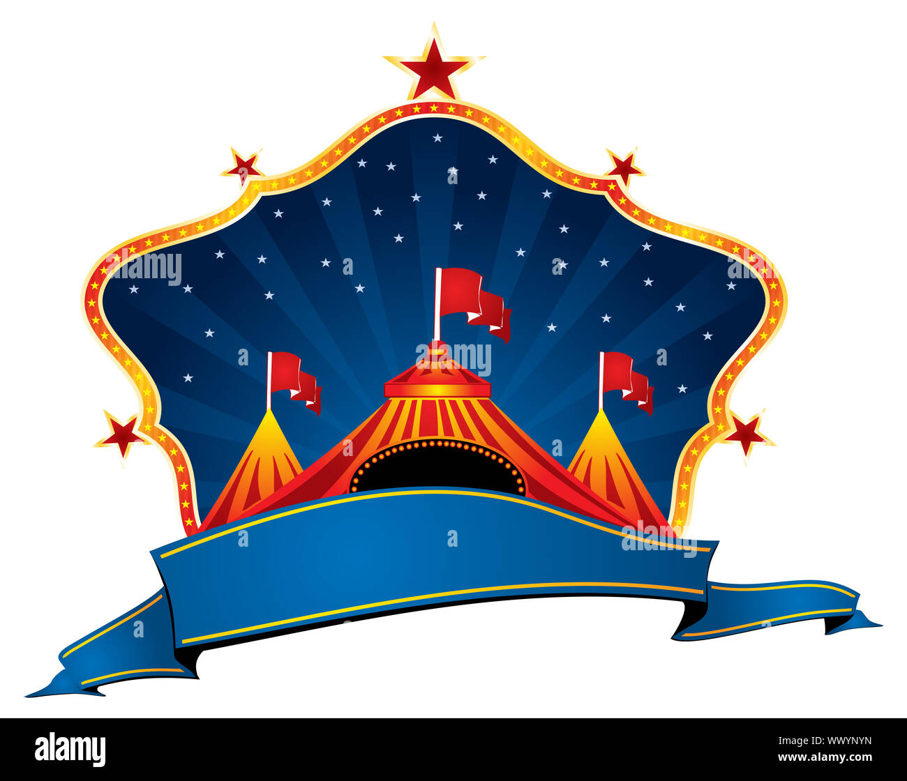 Chapiteau de cirque Banque D'Images