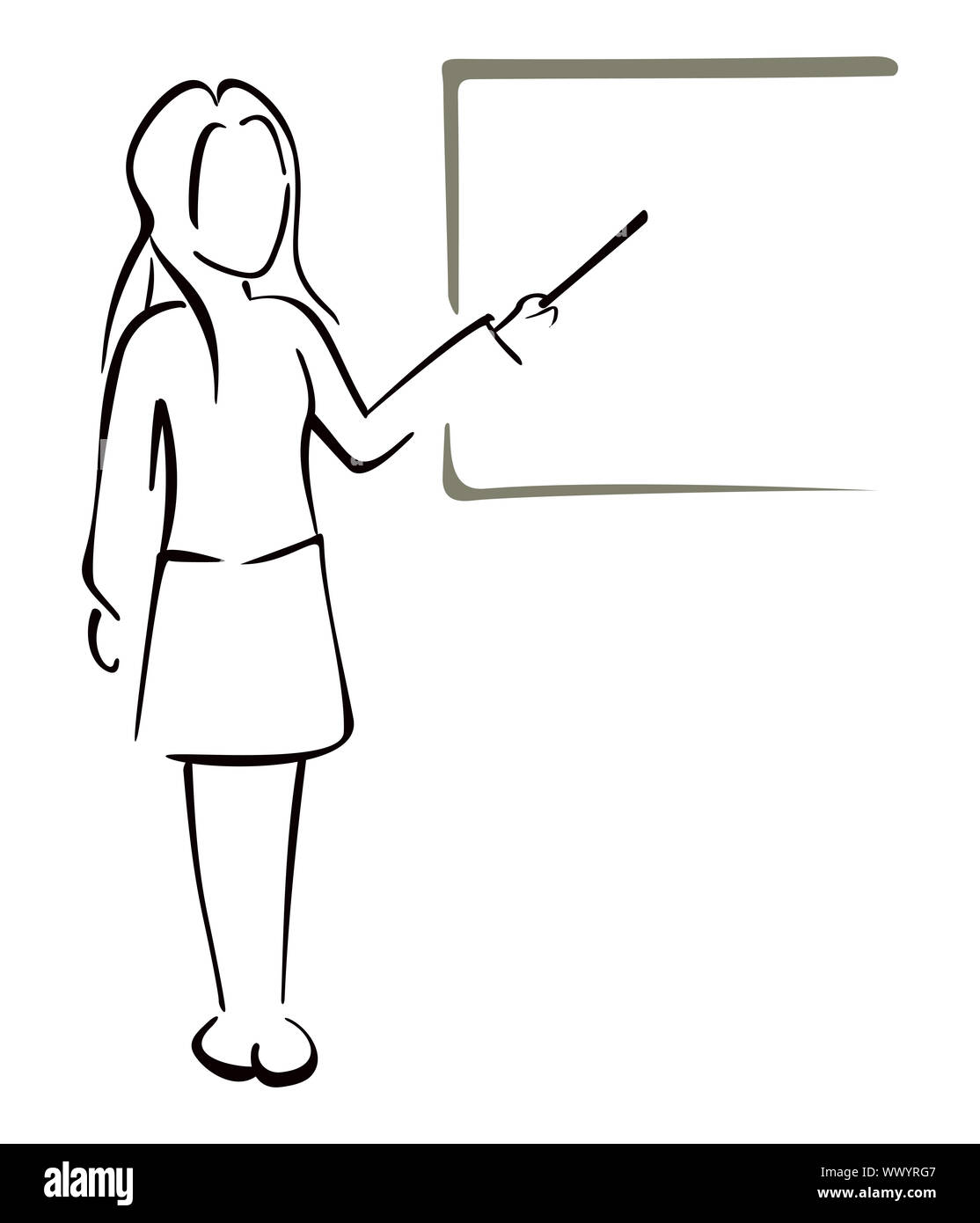 L'enseignement en classe Banque D'Images