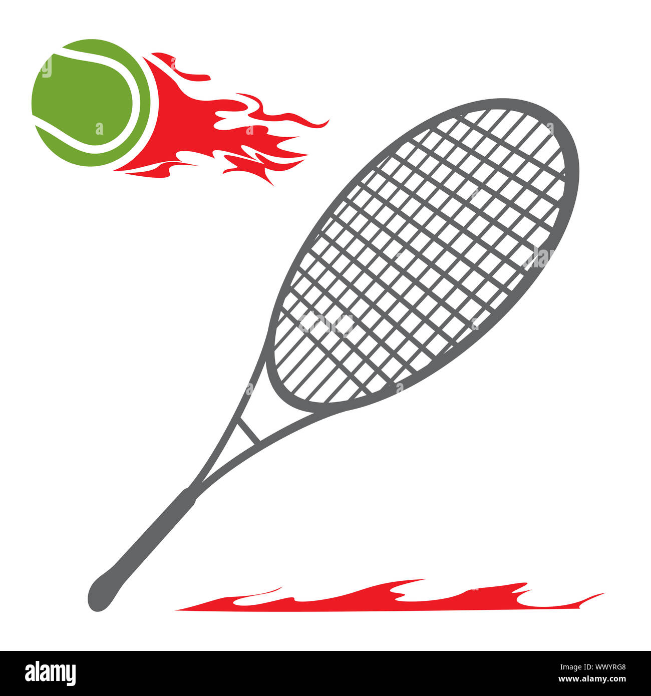 Symbole de tennis Banque D'Images