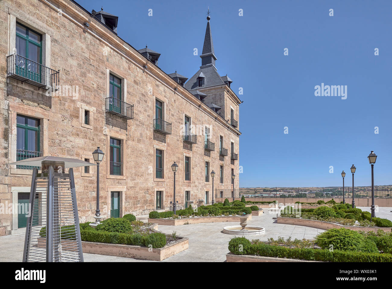 Palais Ducal de Lerma, Burgos, León, à partir de la 17e siècle transformé en l'un des Paradores de tourisme national de la chaîne publique espagnole Banque D'Images