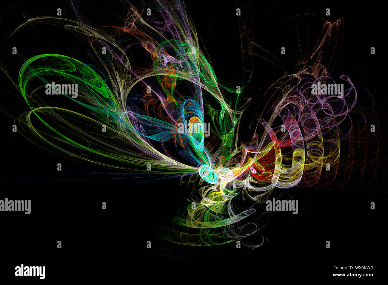 Image fractale : Motif fantaisie. Banque D'Images