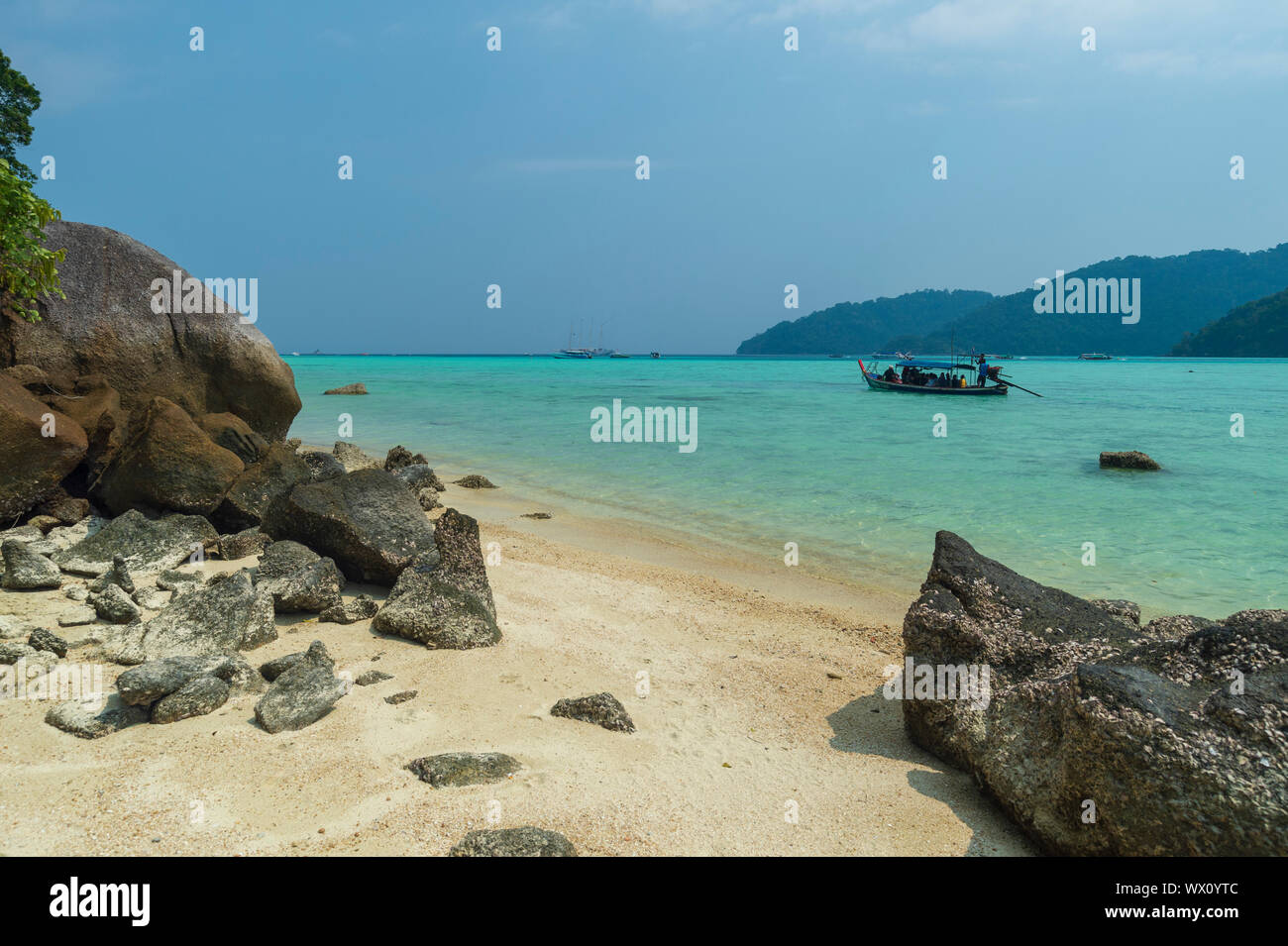 L'Île de Ko Surin, Mu Koh Surin Marine National Park, Thaïlande, Asie du Sud, Asie Banque D'Images