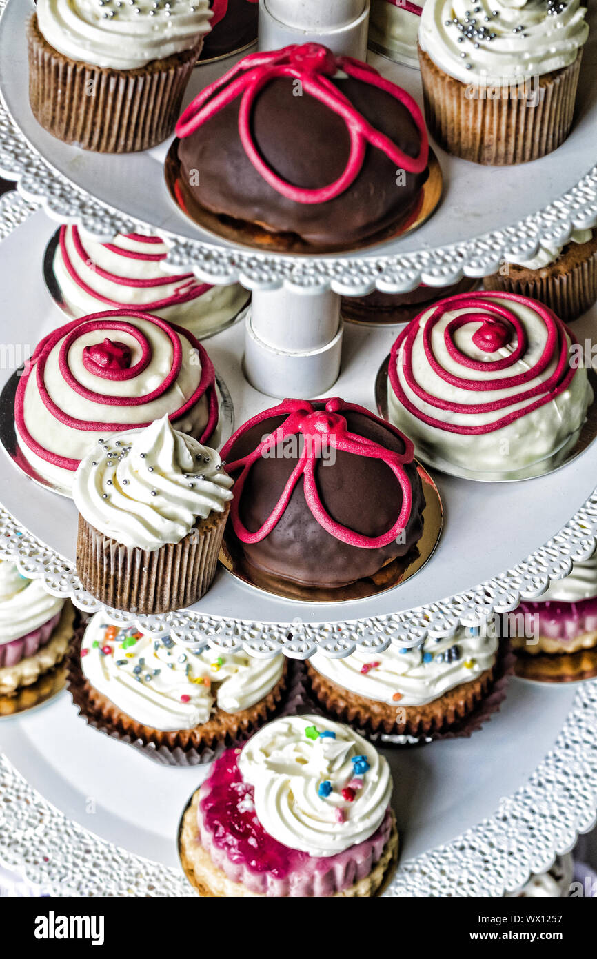 Le jour de l'indépendance, USA, biscuit, gâteau de gingembre tas buffet sucré Banque D'Images