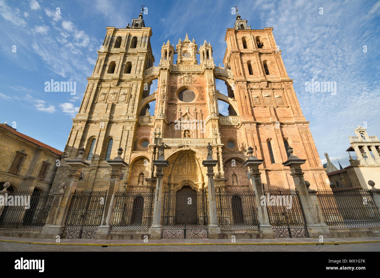 Astorga cathedral, Leon province, Castilla y Leon, Espagne. Banque D'Images