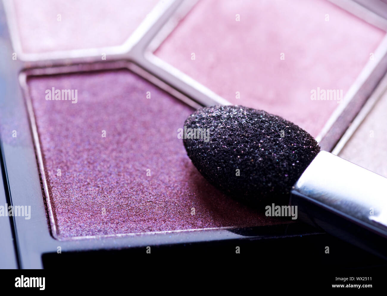 L'ombre d'oeil libre. Maquillage professionnel Banque D'Images