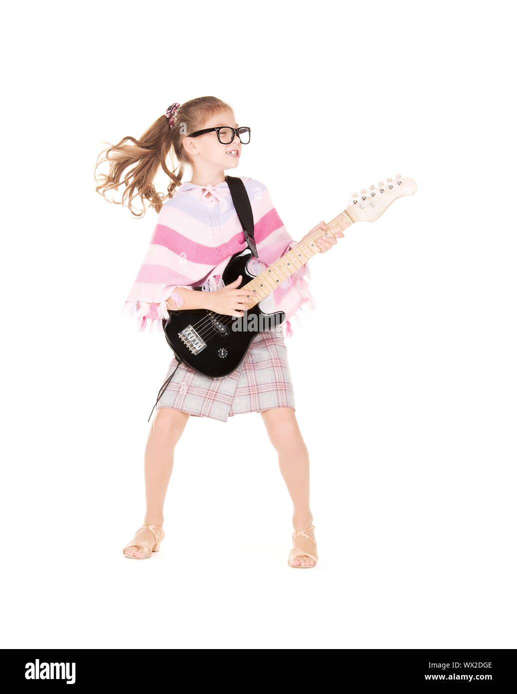 fille de guitare Photo Stock - Alamy