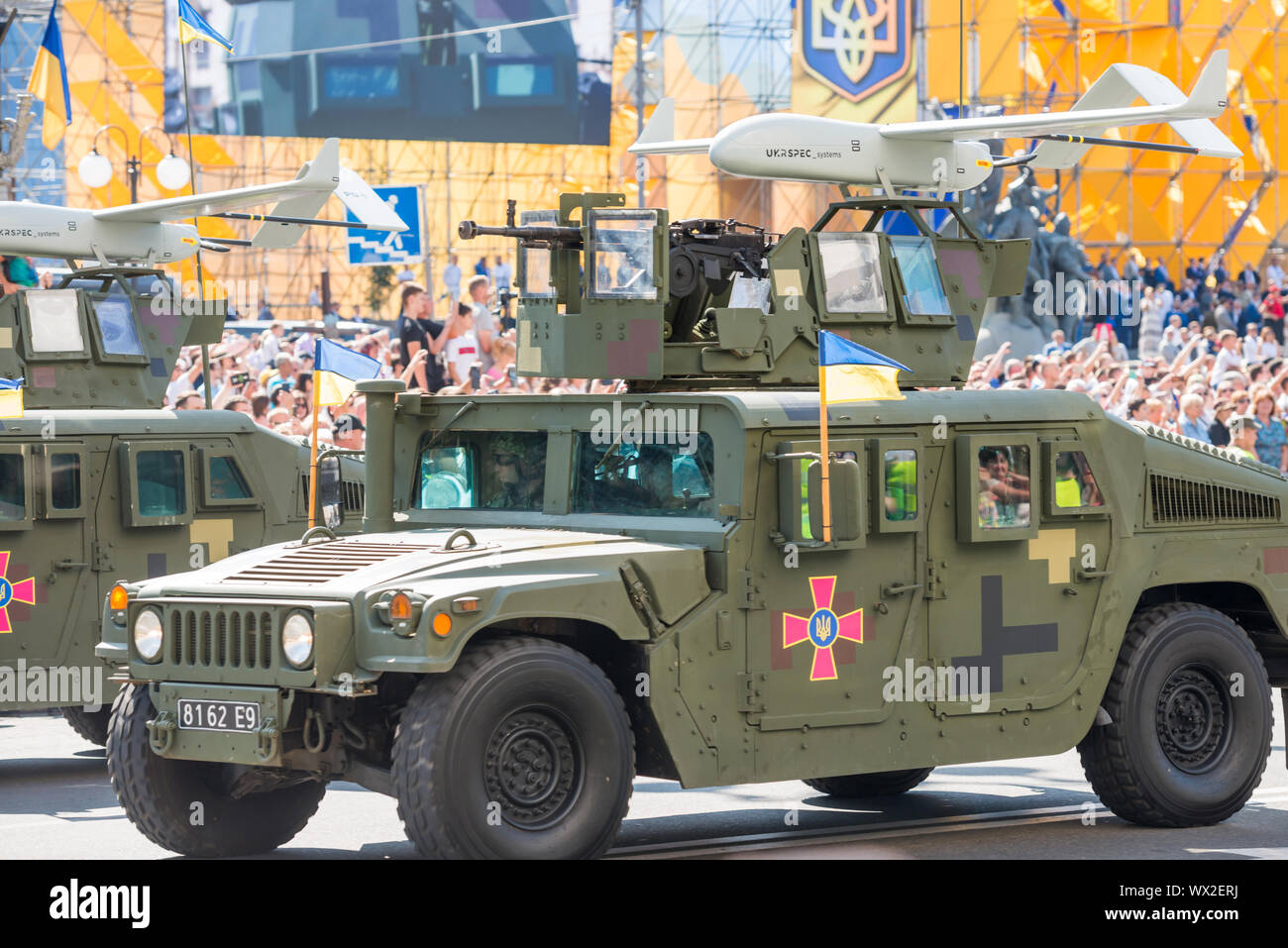 Défilé militaire à Kiev, Ukraine Banque D'Images