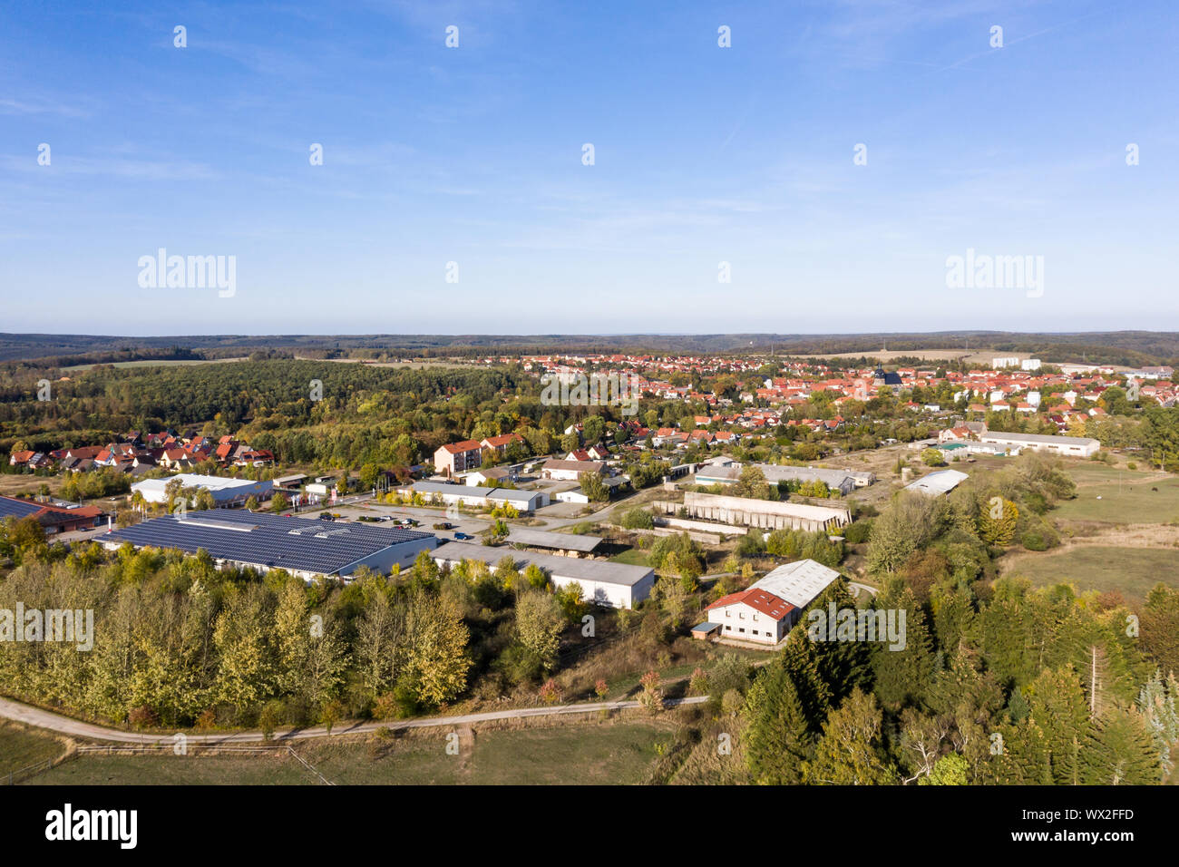 Sommaire des balades dans les montagnes du Harz Thale Banque D'Images