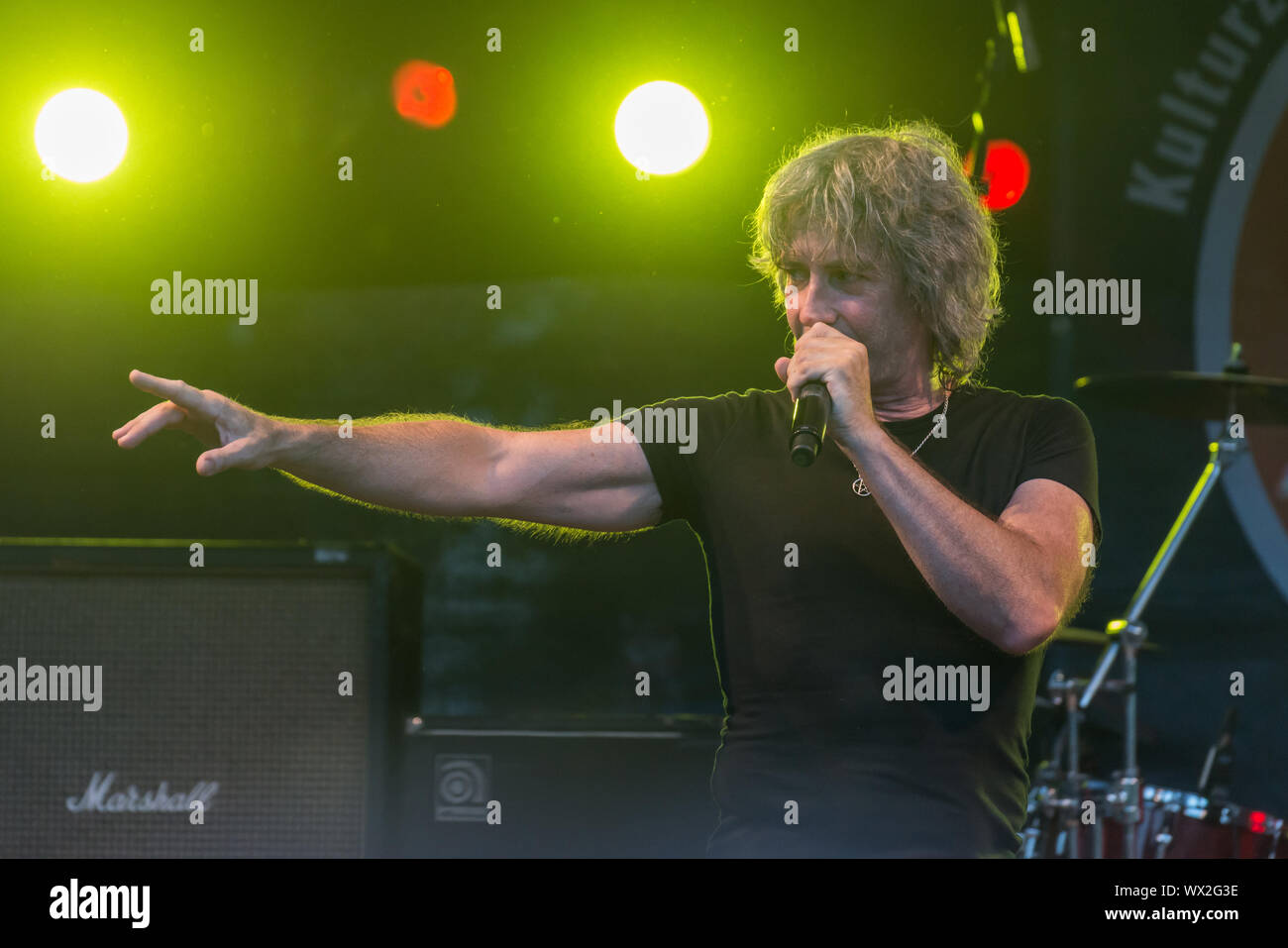 Regensburg, Bavière, Allemagne, le 30 juin 2019, les performances de la reprise d'AC/DC à la bande au Spitz Grieser Regensburg festival citoyen 2019, Germa Banque D'Images