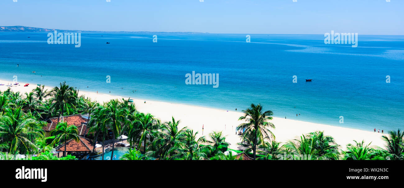 Mer plage reste Banque D'Images