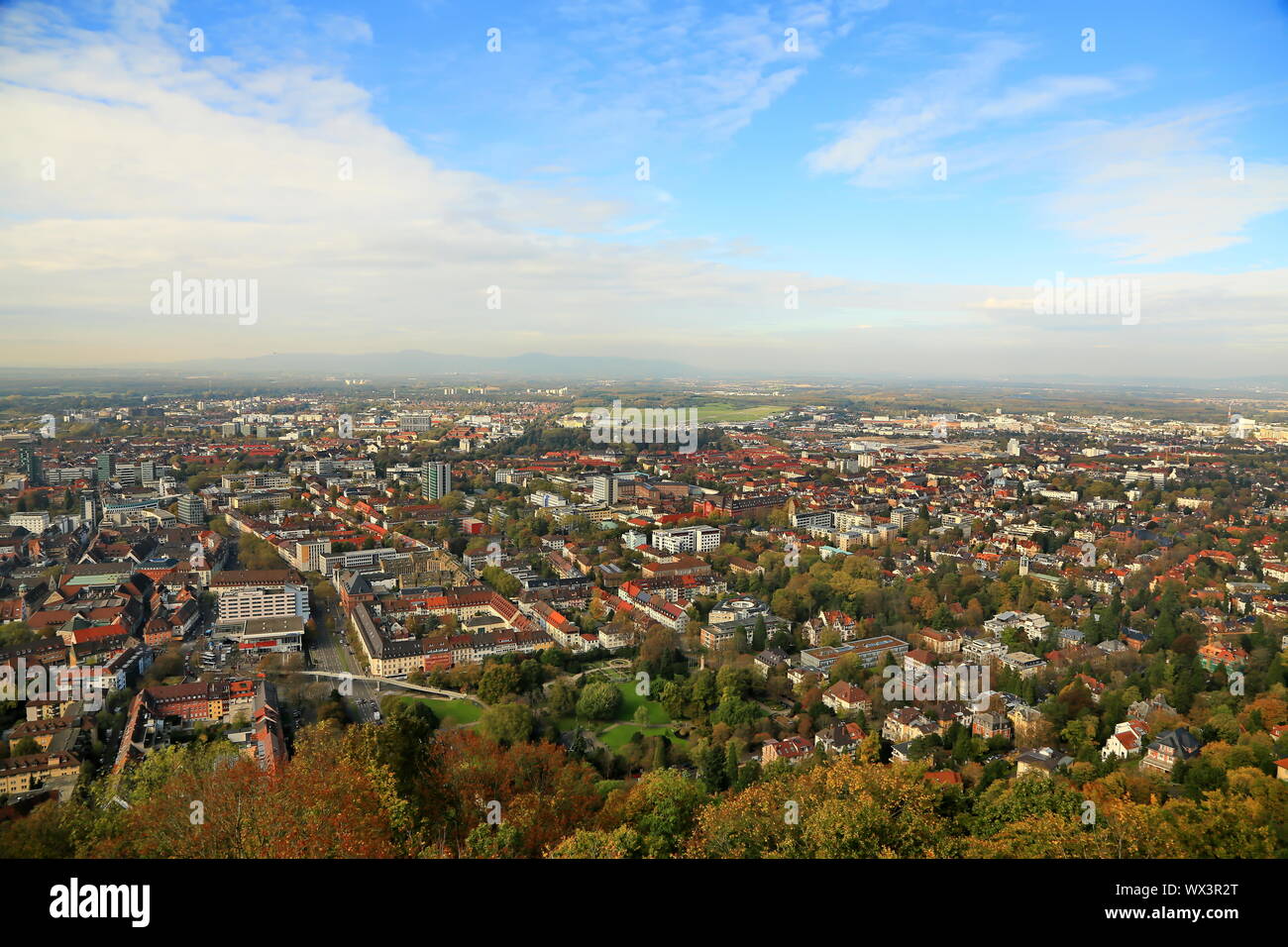 Freiburg est une ville d'Allemagne avec de nombreuses attractions historiques Banque D'Images