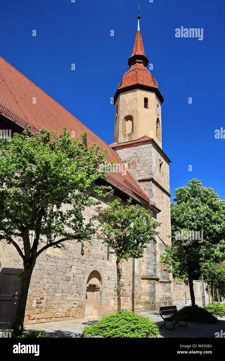 Feuchtwangen est une ville d'Allemagne avec de nombreuses attractions historiques Banque D'Images