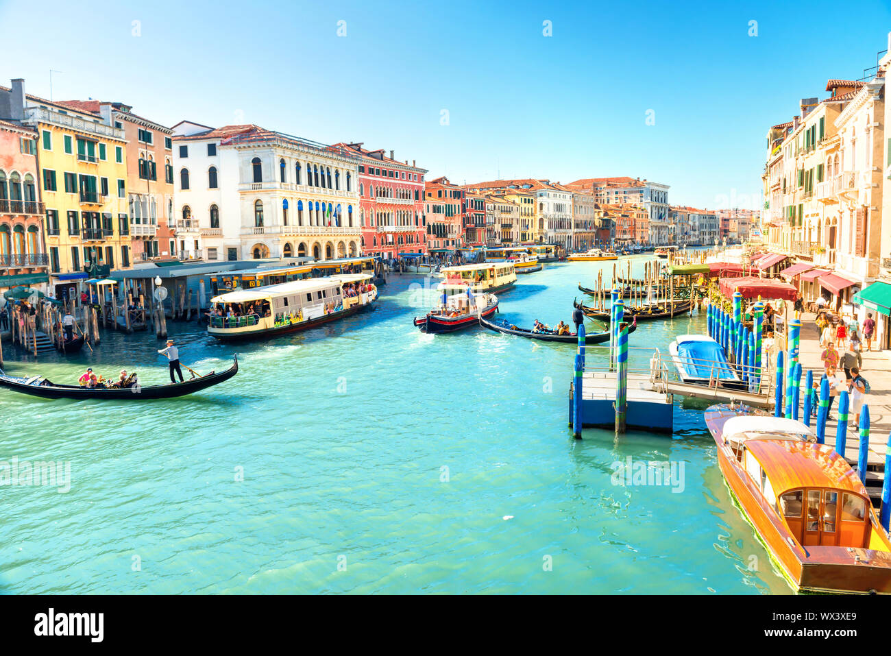 Grand canal à Venise Banque D'Images