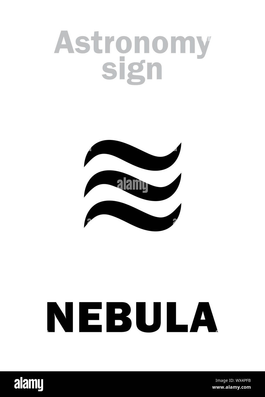 L'ASTROLOGIE : NEBULA (Stardust) Banque D'Images