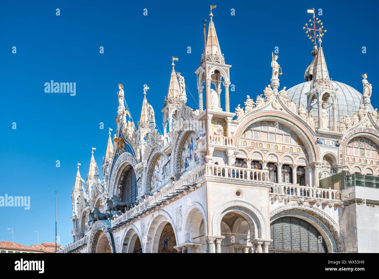 Basilique de Saint Marc à Venise Banque D'Images