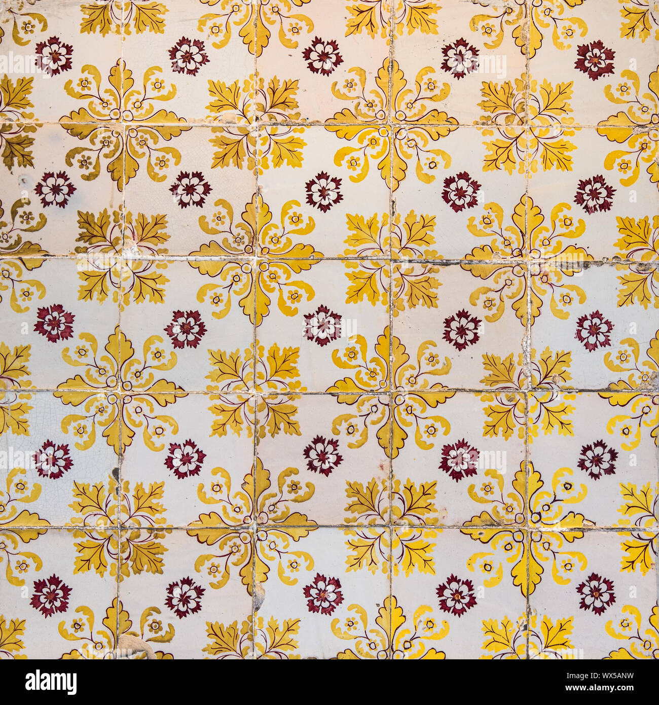 Les carreaux de céramique vintage background, motif coloré parfait Banque D'Images