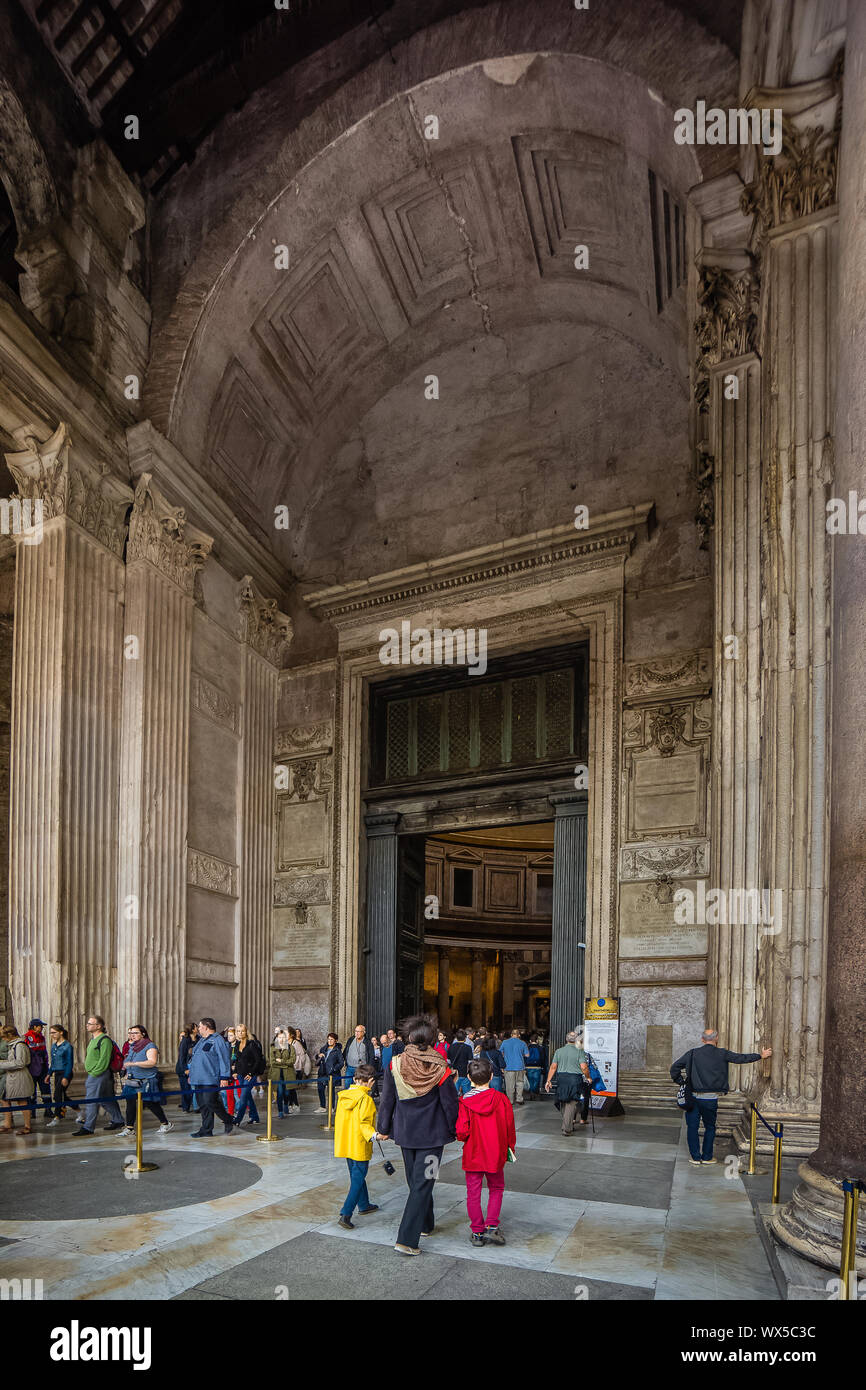 Histoire de l'Empire de Rome panthéon Ville Banque D'Images