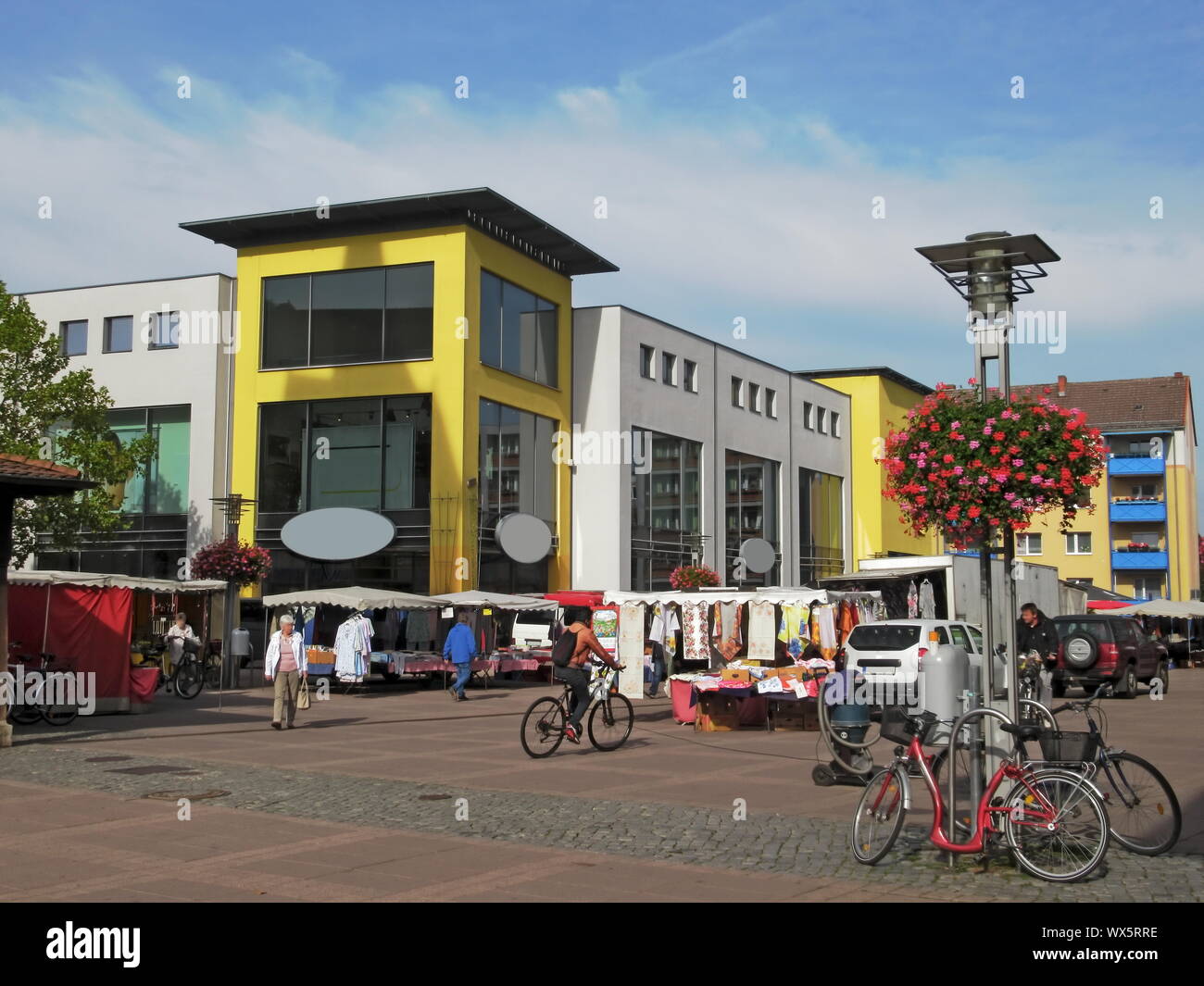 Fürstenwalde, place du marché Banque D'Images