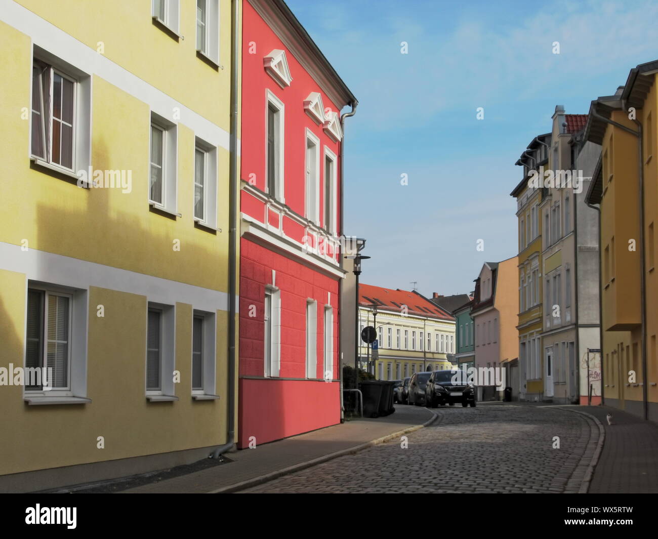 Fürstenwalde, Vieille Ville Banque D'Images