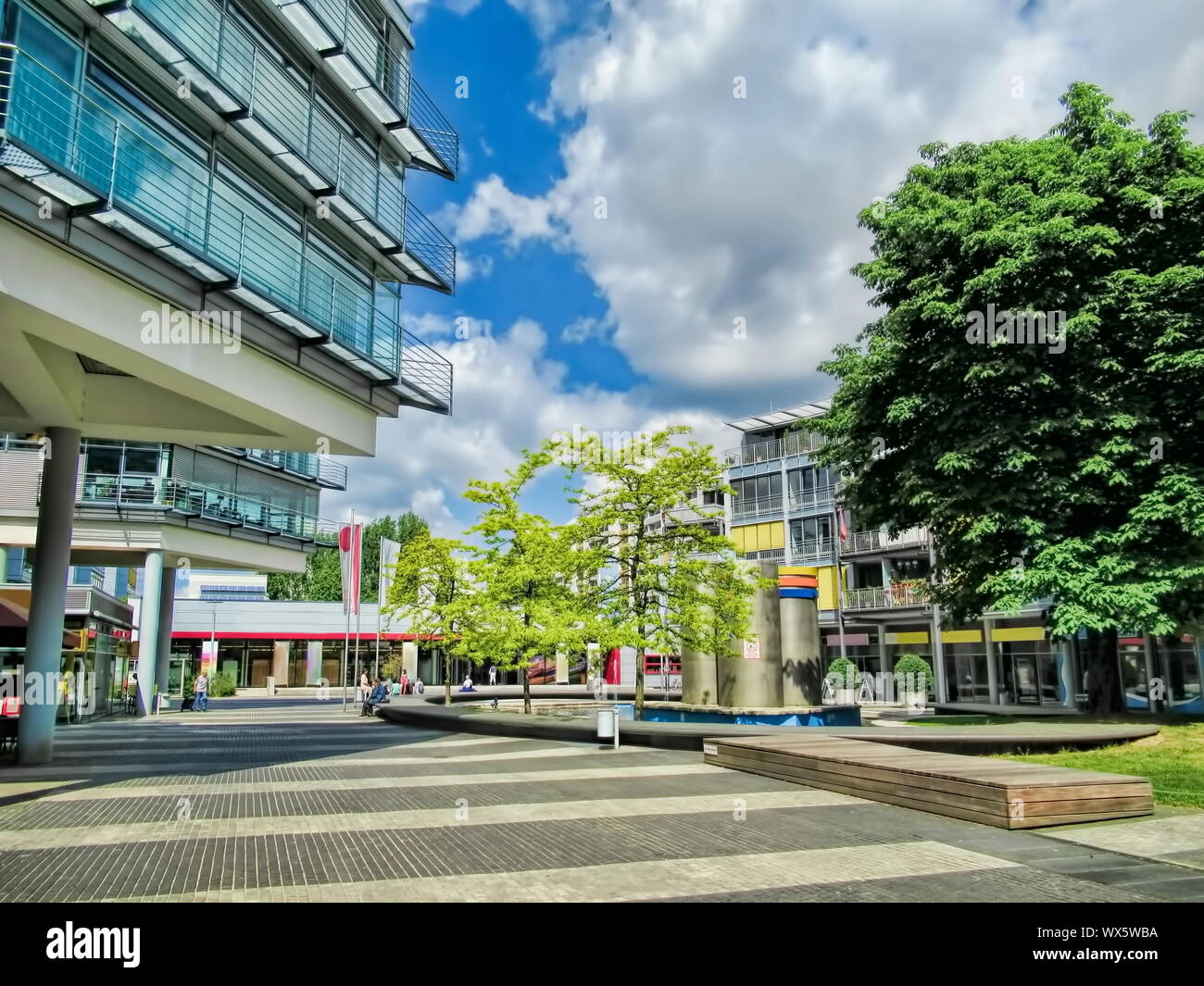 Bâtiment préfabriqué à Berlin Banque D'Images