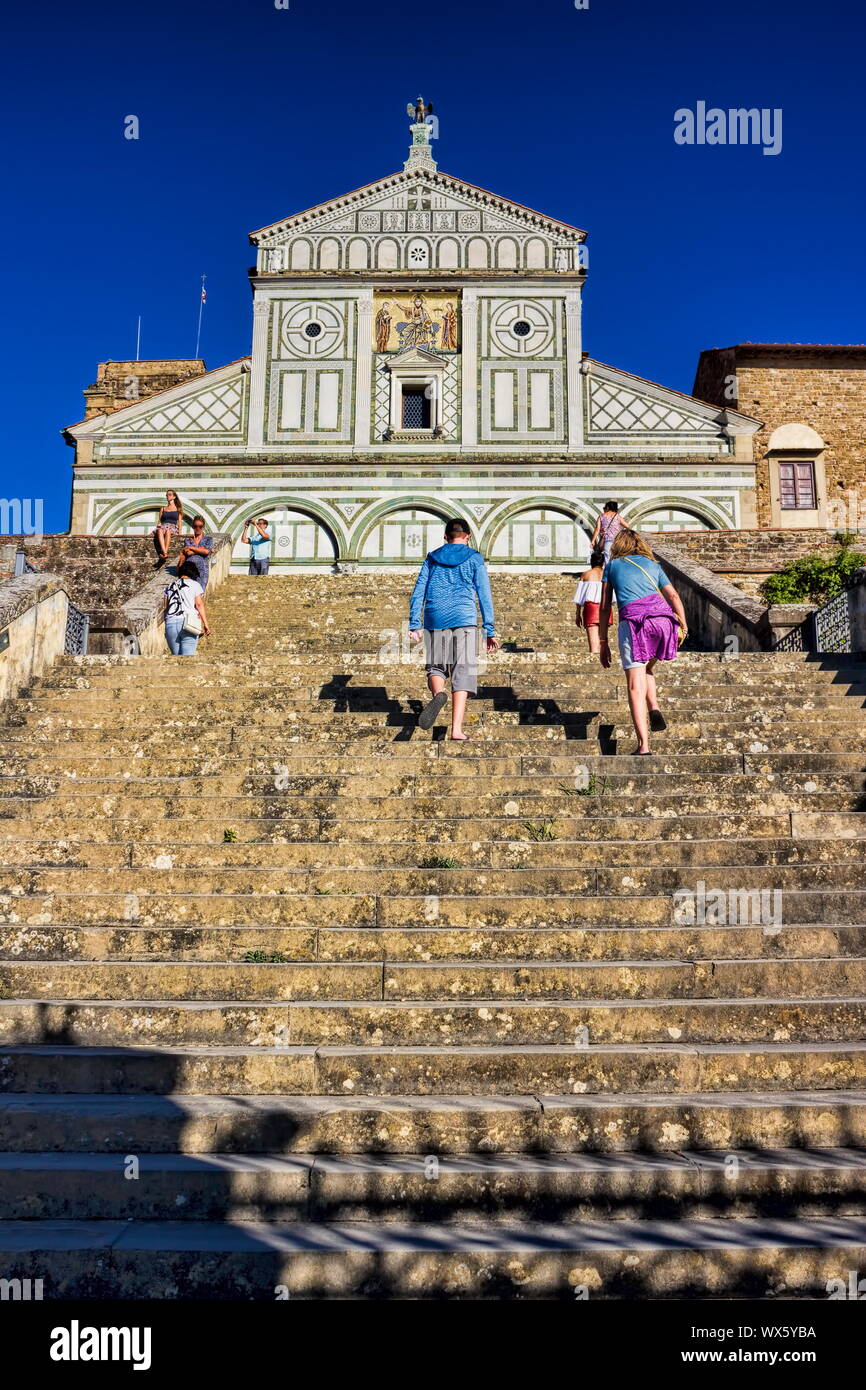 Florence, San Miniato al Monte Banque D'Images