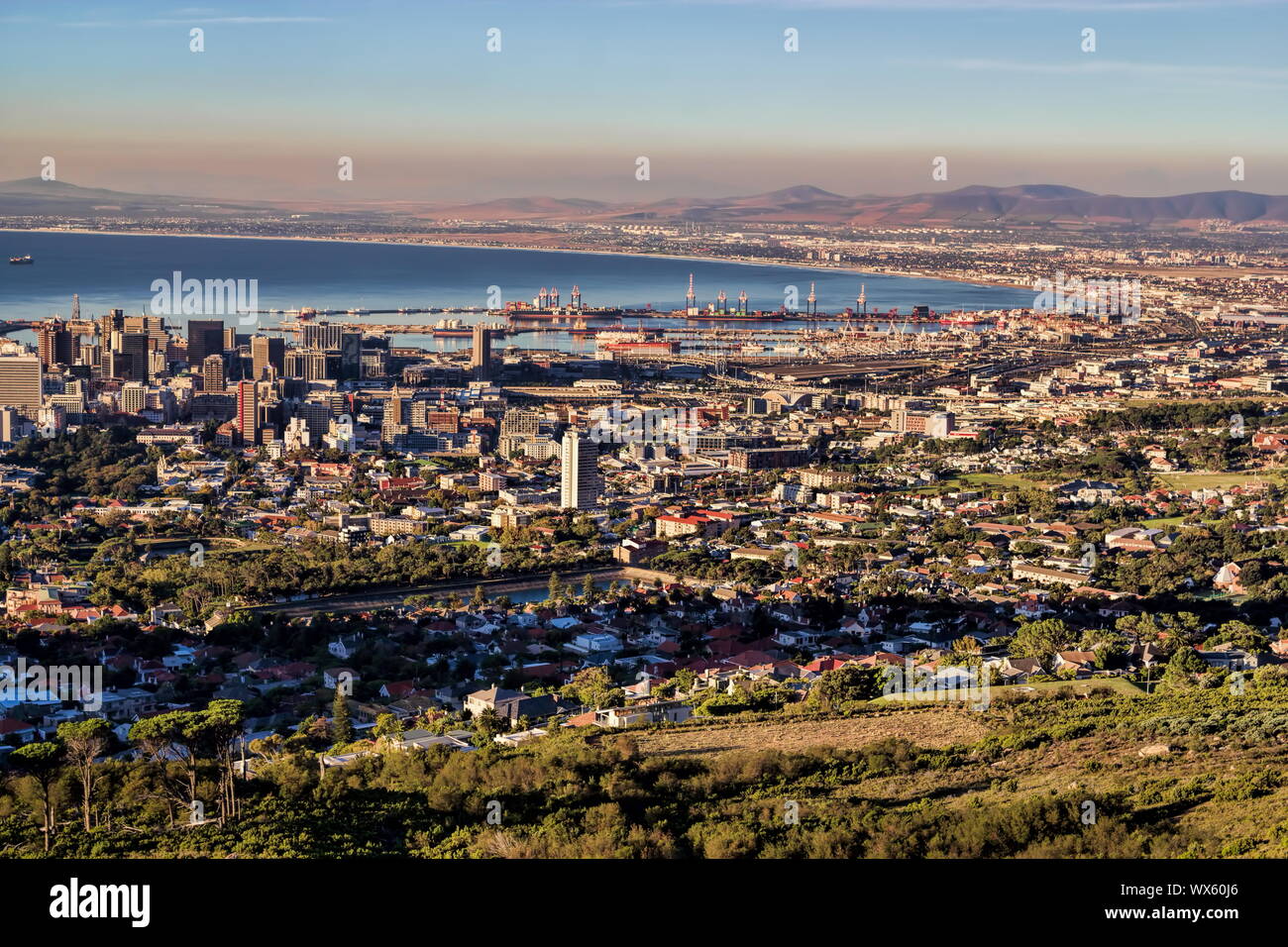 Cape Town, Panorama Banque D'Images