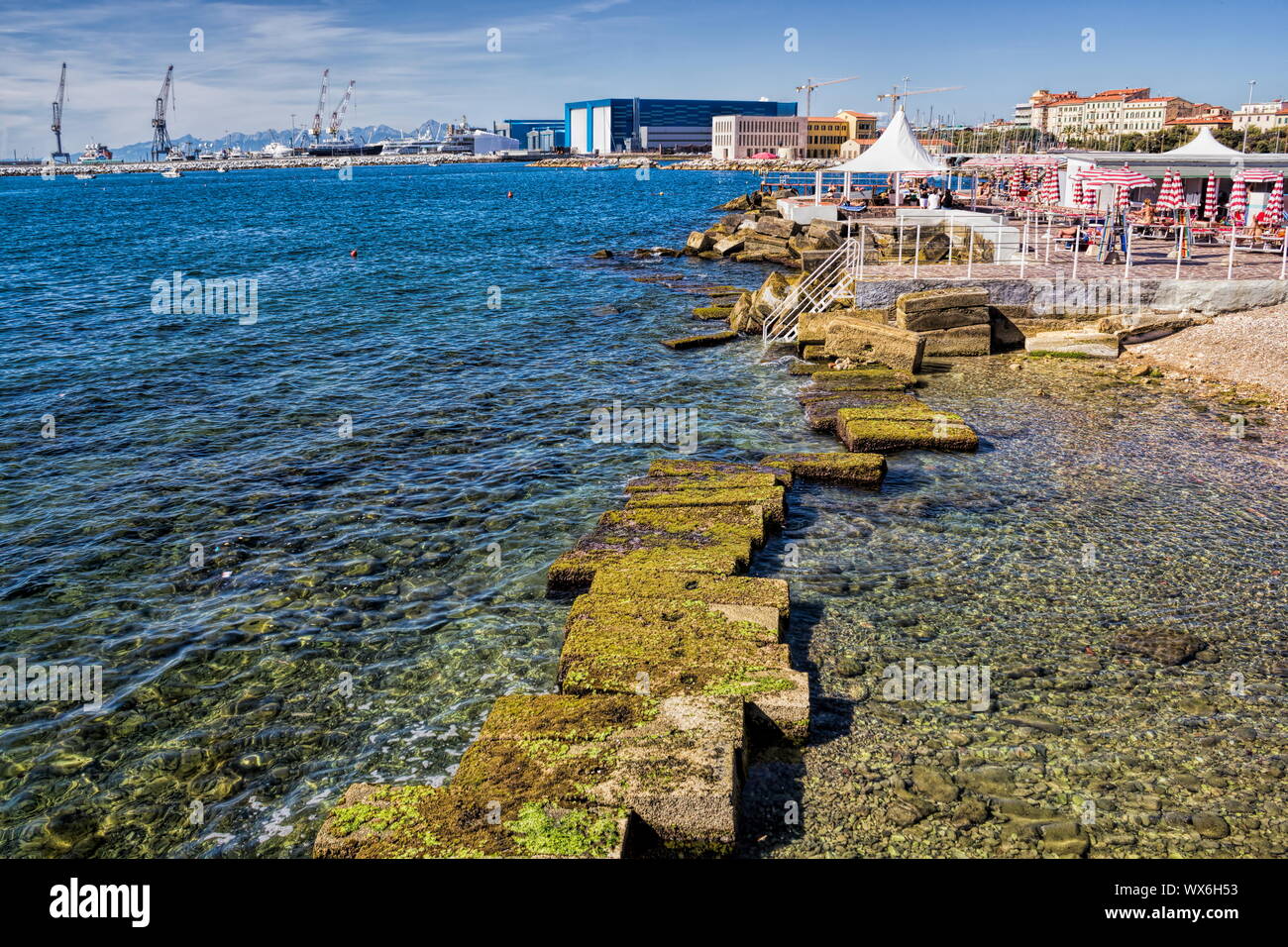 Port de Livourne Banque D'Images