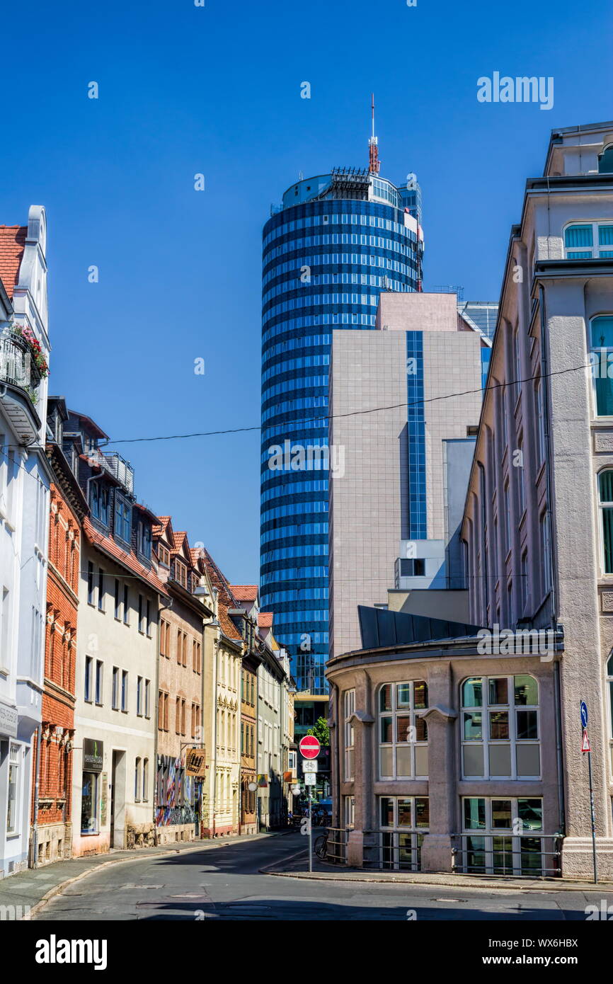 Jena, anciens et nouveaux Banque D'Images