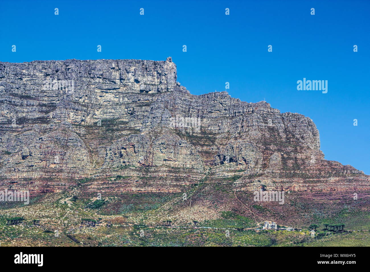 La ville du Cap. La montagne de la table Banque D'Images