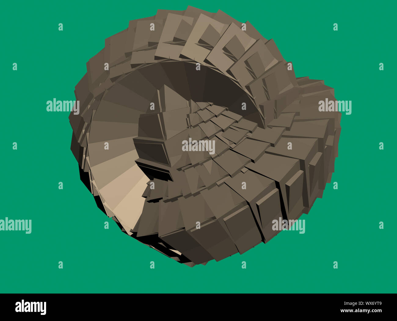Faraktal résumé images colorées de rendu 3D Banque D'Images